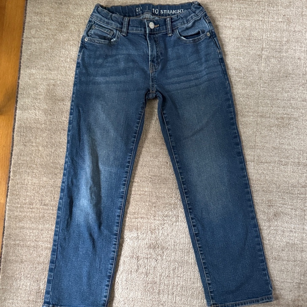 GAP kids Straight Blue Jeans 10